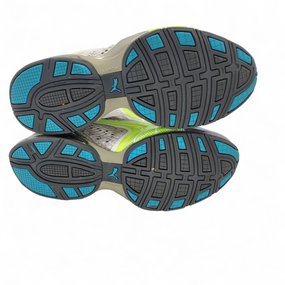 Puma Womens 10 Cell Gray Running Shoes - Size 7 - Preowned - Picture 4 of 6